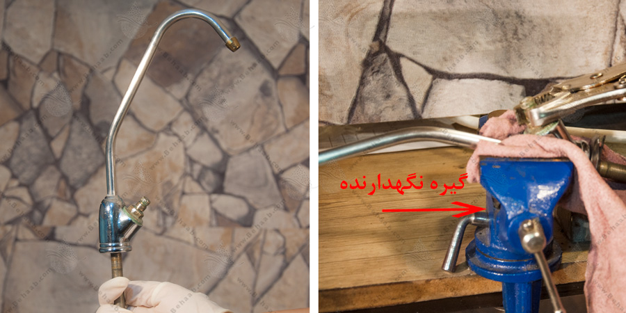 Sink Drinking Water Purifier Faucet آموزش تعویض مغزی شیر تصفیه آب خانگی