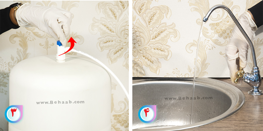Ball Valves for Reverse Osmosis Tanks شیر مخزن تصفیه آب  ، شیر برداشت تصفیه آب Water Purifier Faucet 