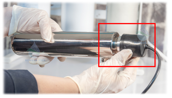 How to install a Ultraviolet Light filter to ro water purifier  آموزش نصب فیلتر  یو وی در  دستگاه تصفیه آب