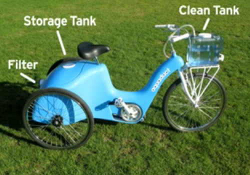 THE WATER PURIFYING BICYCLE دوچرخه تصفیه آب