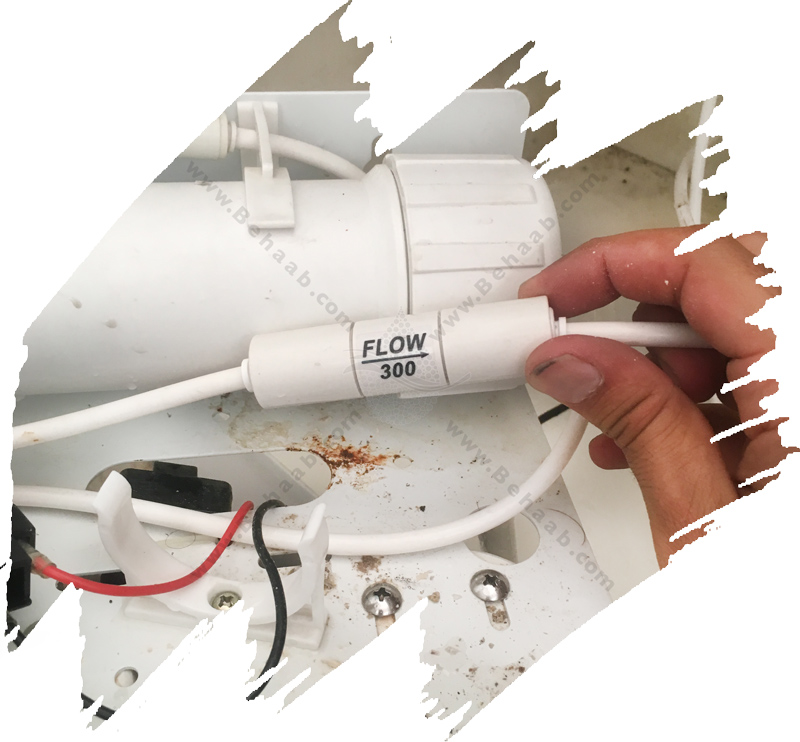 Flow Restrictor For Reverse Osmosis   محدود کننده جریان پساب یا فاضلاب دستگاه تصفیه آب