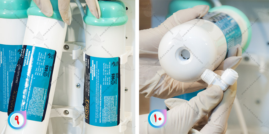 Granular activated carbon inline filter آموزش تعویض فیلتر شماره ۲ تصفیه آب 