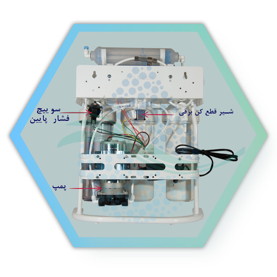 Home Reverse Osmosis System Water Purifier دستگاه تصفیه آب اسمز معکوس