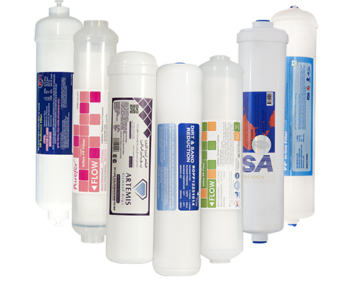 Home Sediment Polypropylene Filter Inline فیلتر آب رسوب گیر الیافی اینلاین  و فیلتر پشت یخچال الیافی  Refrigerator External Water Filter Polypropylene
