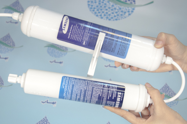 How to Install 2 Stage Samsung External Refrigerator Water Filter آموزش نصب فیلتر تصفیه آب بیرون یخچال ساید سامسونگ