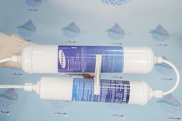 How to Install 2 Stage Samsung External Refrigerator Water Filter نصب فیلتر آب بیرونی یخچال ساید بای ساید سامسونگ