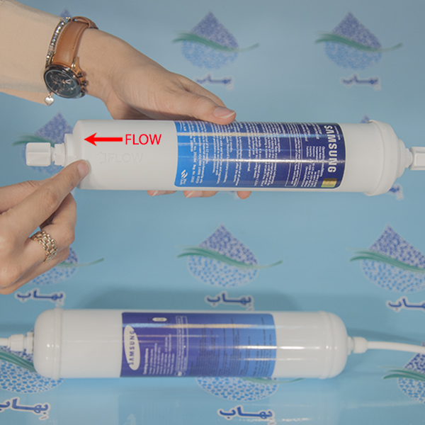 How to Install 2 Stage Samsung External Refrigerator Water Filter  تعویض فیلتر بیرونی یخچال سامسونگ