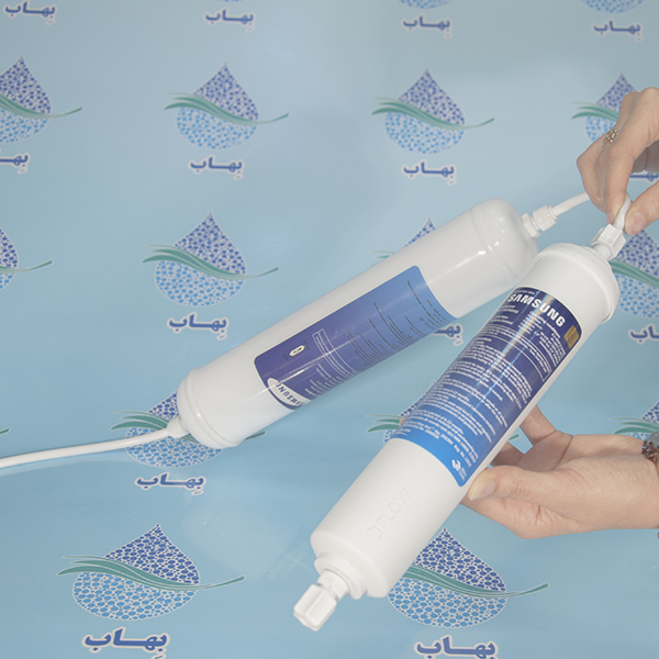 How to Install 2 Stage Samsung External Refrigerator Water Filter نصب فیلتر تصفیه آب بیرونی یخچال ساید سامسونگ