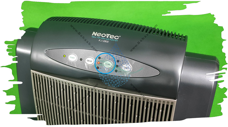 طرز استفاده از دستگاه تصفیه هوا نئوتک neotec xj-2800
