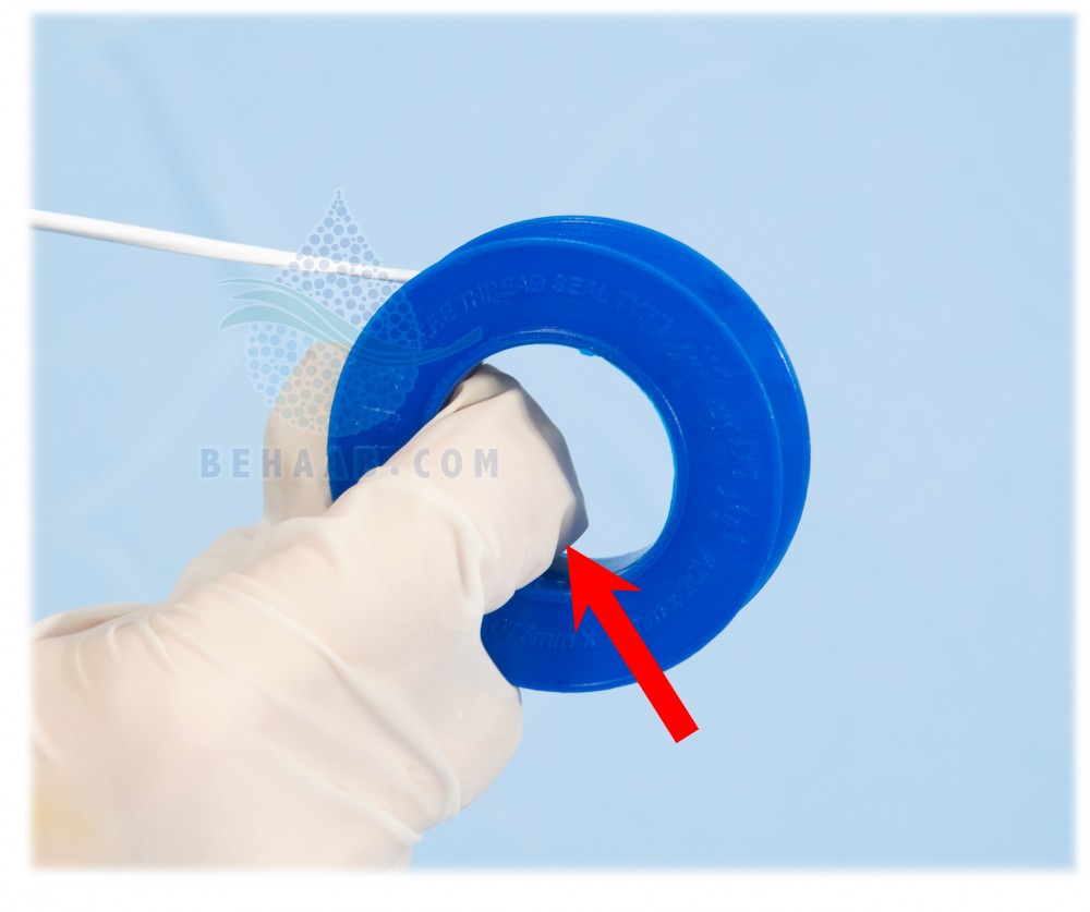 Teflon Tape Method in Water Purifier روش نوار تفلون زدن در دستگاه تصفیه آب