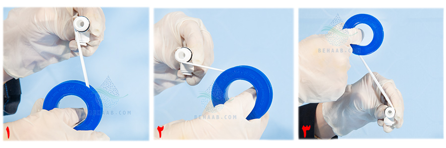 Teflon Tape Method in Water Purifier روش نوار تفلون زدن در دستگاه تصفیه آب