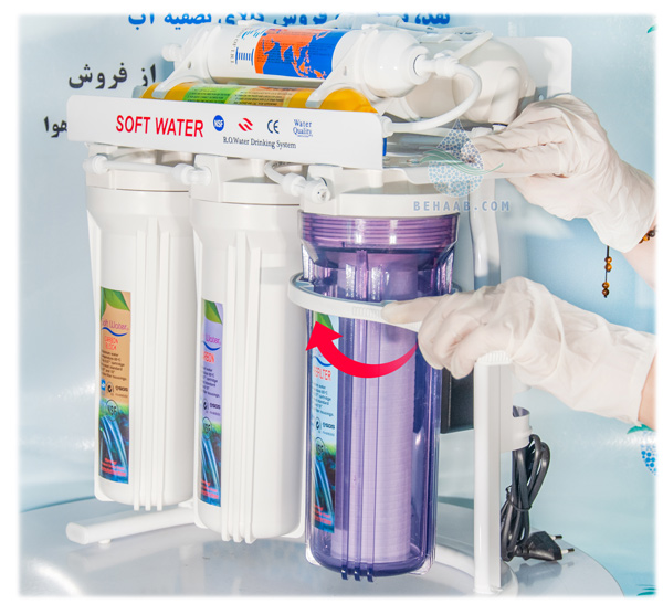 How to open filter housing نحوه باز کردن محفظه فیلتر خانگی