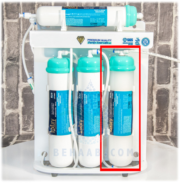 How to replace the inline Sediment Filter نحوه تعویض فیلتر الیافی خطی
