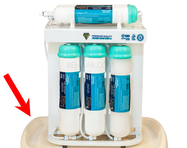 How to replace the inline Sediment Filter نحوه تعویض فیلتر الیافی خطی