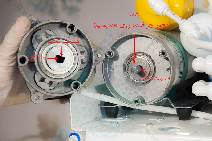 RO PUMP HEAD REPLACEMENT آموزش تعویض هد با کلگی پمپ تصفیه آب 