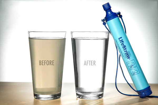 تصفیه آب با نی تصفیه آب لایف استرا LifeStraw