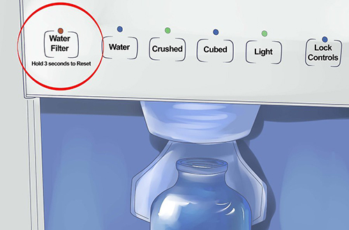 How to Change a Water Filter in a Kenmore Refrigerator نحوه تعویض فیلتر آب یخچال ساید بای ساید کنمور