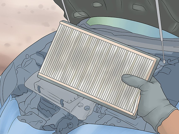 Cleaning a Car Air Filter تمیز کردن فیلتر هوای خودرو