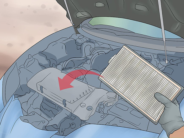 Cleaning a Car Air Filter تمیز کردن فیلتر هوای خودرو