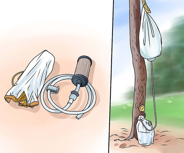gravity water filters فیلتر تصفیه آب جاذبه ای 