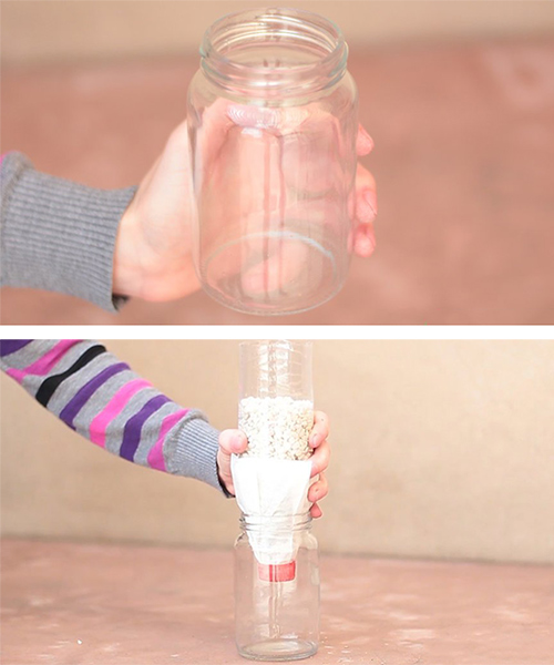 آموزش ساخت فیلتر تصفیه آب How to Make a Water Filter