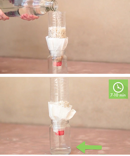 آموزش ساخت فیلتر تصفیه آب How to Make a Water Filter