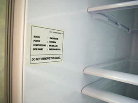 How to find the model and serial number of the SAMSUNG refrigerator پیدا کردن برچسب مشخصات یخچال سامسونگ 