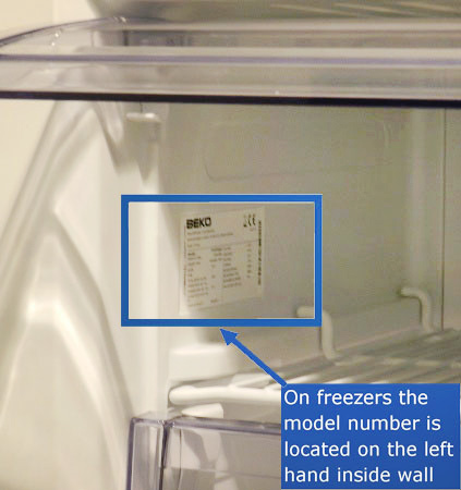 How to find the model and serial number of the BEKO refrigerator پیدا کردن برچسب مشخصات یخچال بکو