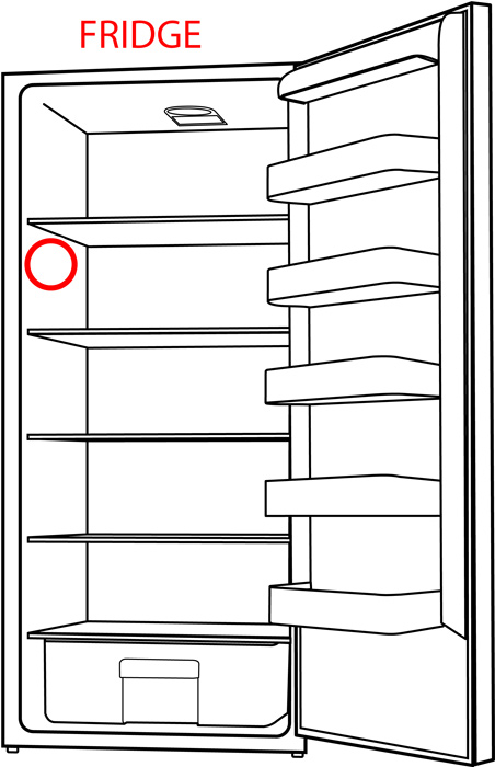 How to find the model and serial number of the BLOMBERG FRIDGE پیدا کردن برچسب مشخصات فریزر بلومبرگ