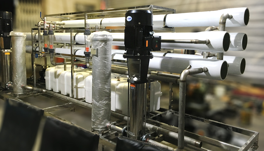 دستگاه تصفیه آب اسمز معکوس صنعتی Industrial distilled water purifier 