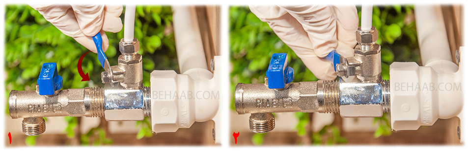 Inlet Valve for Water Purification System شیر ورودی دستگاه تصفیه آب