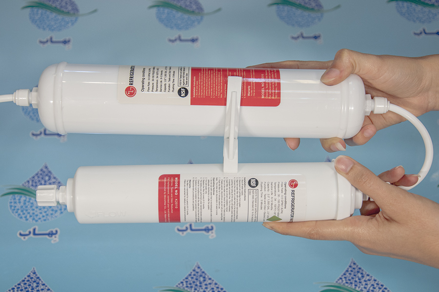 Install External Water Filter LG Refrigerator نحوه نصب فیلتر پشت ساید ال جی