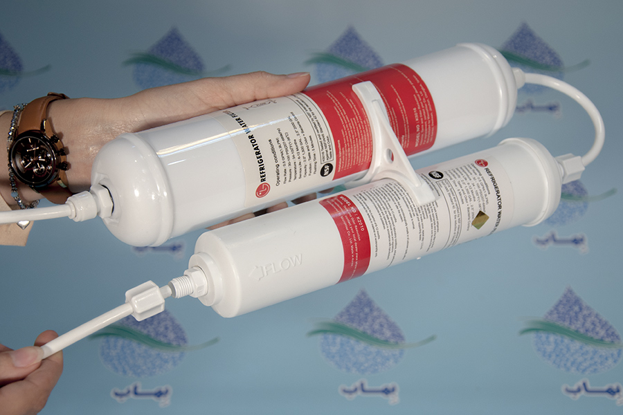 نصب فیلتر پشت یخچال ال جی Install External Water Filter LG Refrigerator