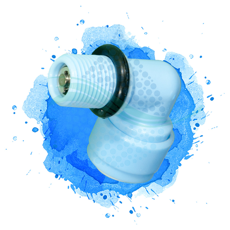 Reverse Osmosis Membrane Check valve And Accessories نقش زانویی یک طرفه ممبران دستگاه تصفیه آب