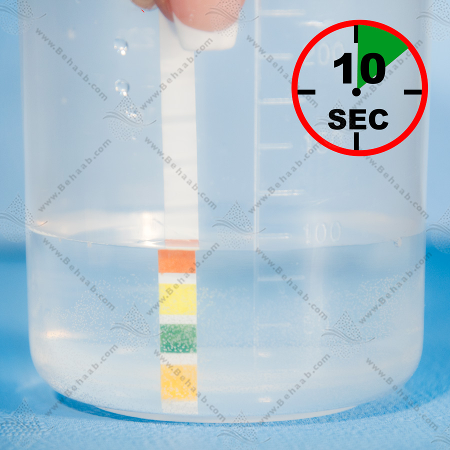 اندازه گیری ph آب با نوار تست ph