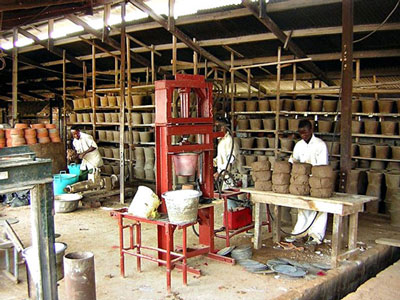 Manufacture of ceramic water purifier