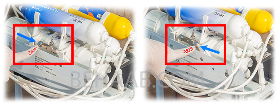 Needle Valve in Reverse Osmosis Water Purification System  محل نصب شیر میکس در دستگاه تصفیه آب