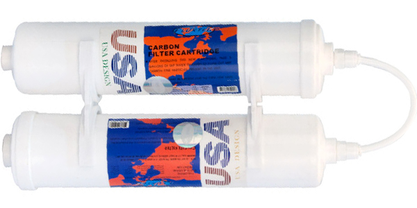 Outside Refrigerator Water Filter With PP Filter and Carbon Filter فیلتر بیرونی یخچال فیلتر الیافی و فیلتر کربن فعال