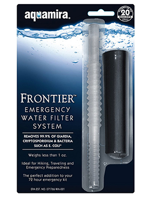 Aquamira Frontier Emergency Water Filtration System