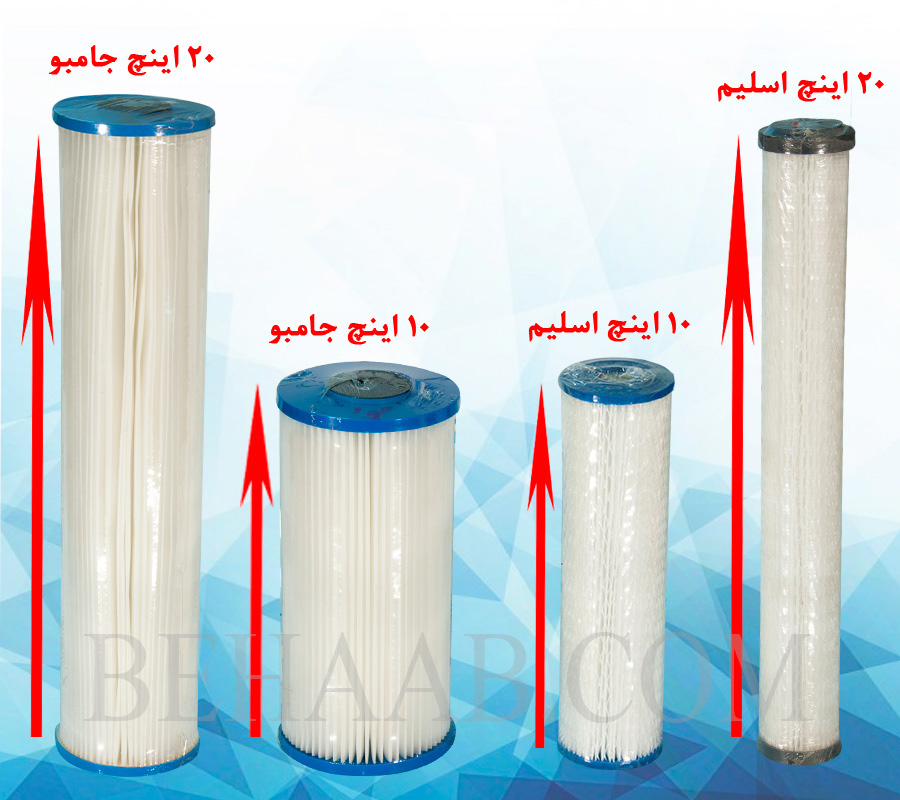Polyester Pleated Sediment Removal Filter فیلتر قابل شست و شو 