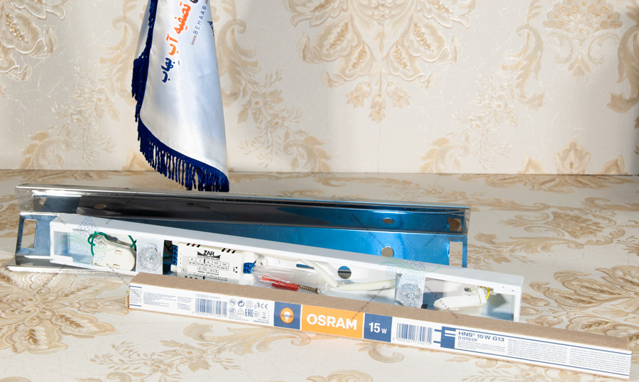  آموزش نصب فیلتر uv برای ضد عفونی کردن محیط  Portable UV Disinfection Light