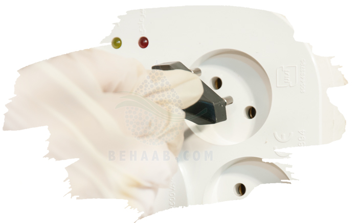 Power outlet  قطع کردن برق دستگاه تصفیه آب