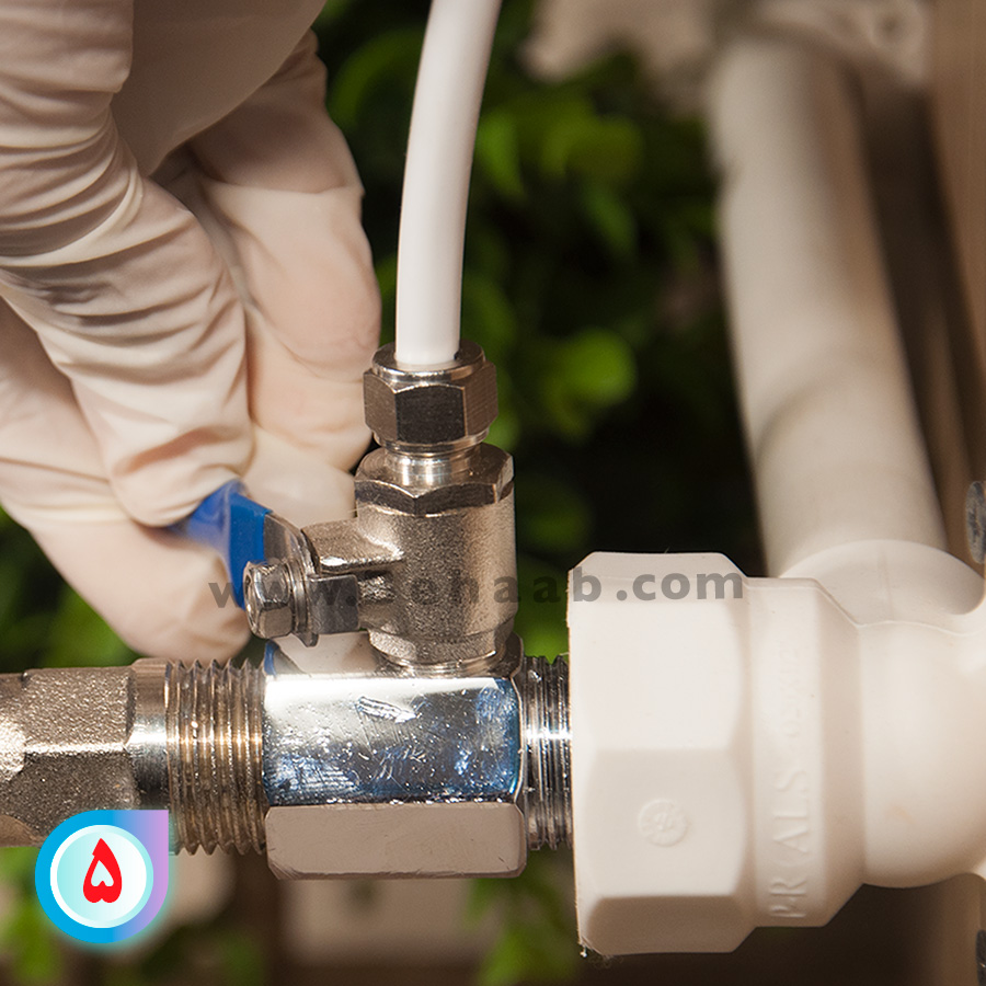 RO water filter ball valveشیر ورودی تصفیه آب