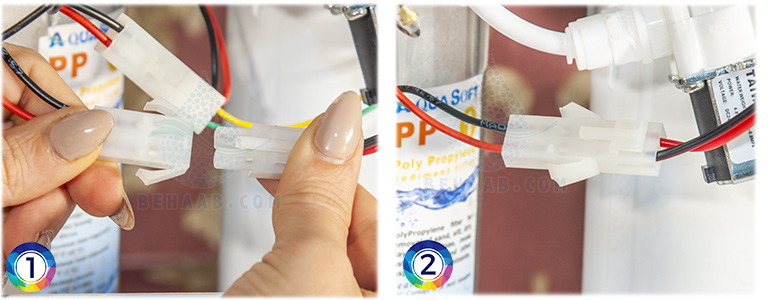 installation water purifier adapter آموزش نصب آداپتور یا ترانس برق دستگاه تصفیه آب خانگی 24 ولت