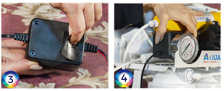 Replacement of water purifier adapter آموزش نصب ترانس برق دستگاه تصفیه آب خانگی