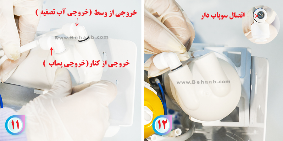 Ro Membrane Housing  اتصالات هوزینگ ممبران تصفیه آب خانگی 