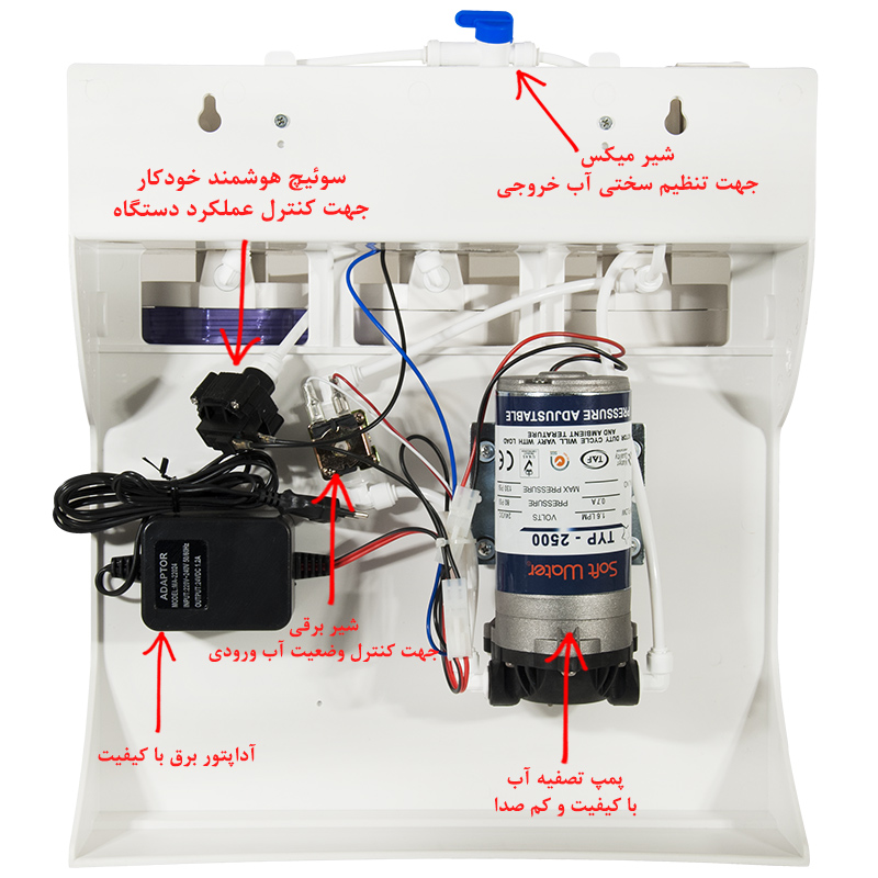 SoftWater 6 Stage Reverse Osmosis RO Water Purifier System دستگاه تصفیه آب سافت واتر معصومی 6 مرحله