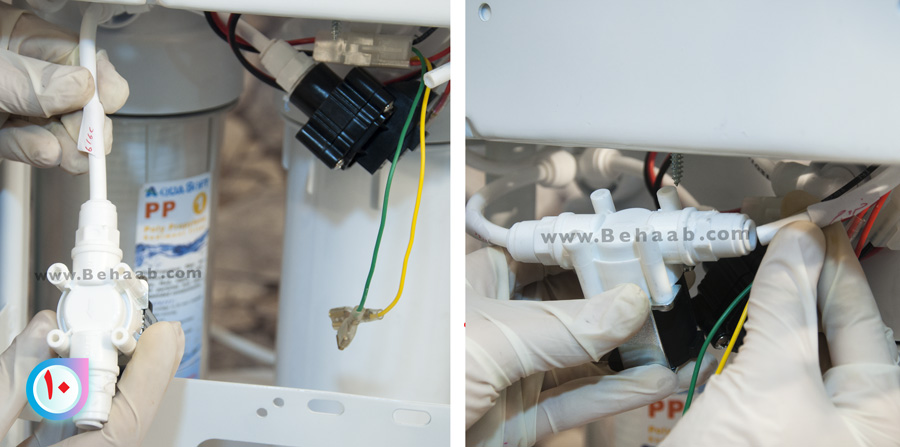 Installation Solenoid Valve Ro Water Purifier آموزش نصب شیر برقی دستگاه تصفیه آب خانگی