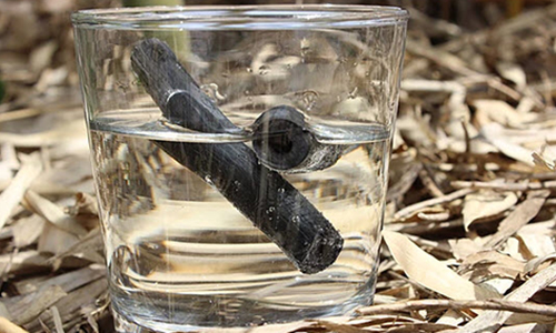 water treatment with BAMBOO CHARCOAL تصفیه آب با زغال چوب بامبو 