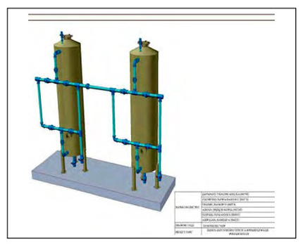Design and Construction of a Prototype Household Water Purifier System مدل سه بعدی دستگاه تصفیه آب خانگی